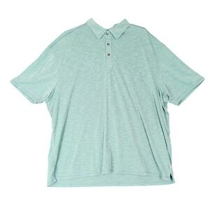 Tommy Bahama XXL Polo Shirt Mens 2XL Light‎ Blue Short Sleeve Casual